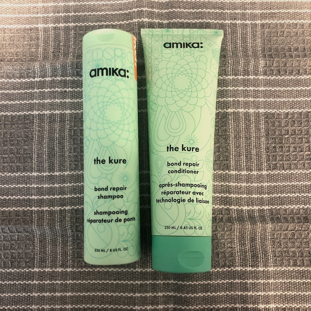 Amika - The Kure - Bond and Repair Shampoo and Conditioner